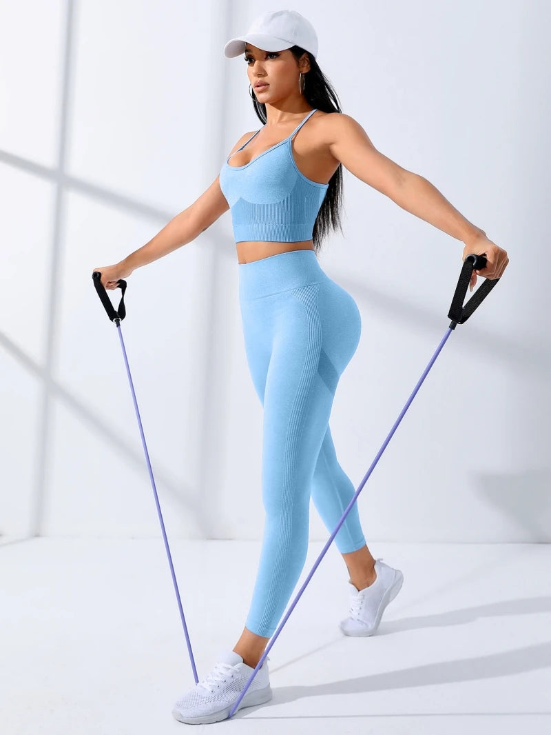 ACTIVE SPORTS BRA & LEGGINGS SET