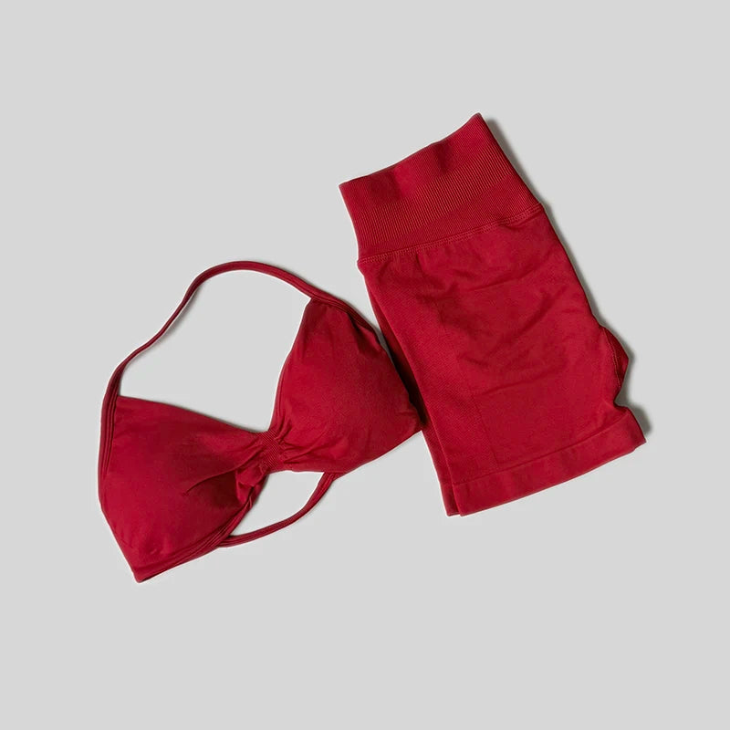 ACTIVE WEAR SPORTS BRA & SHORT SETS