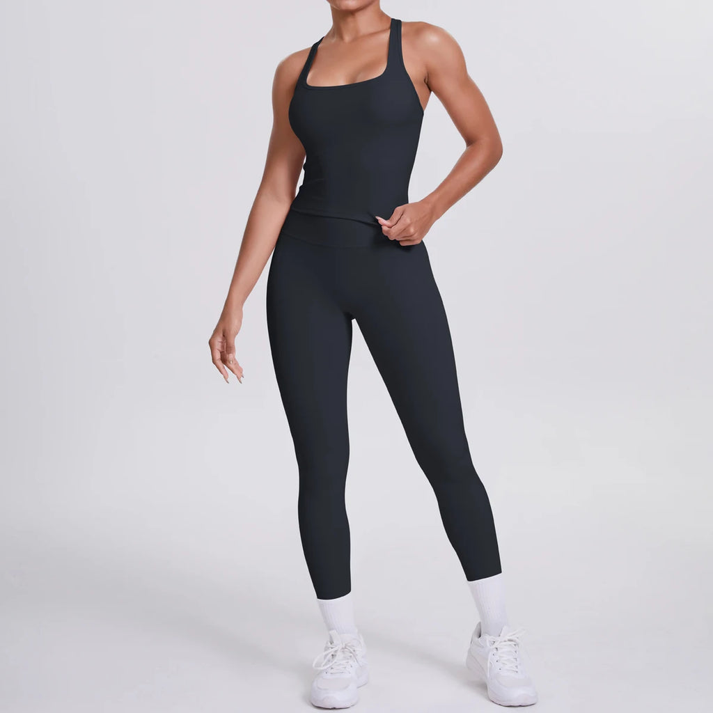 ACTIVE WEAR TOP & LEGGINGS SET