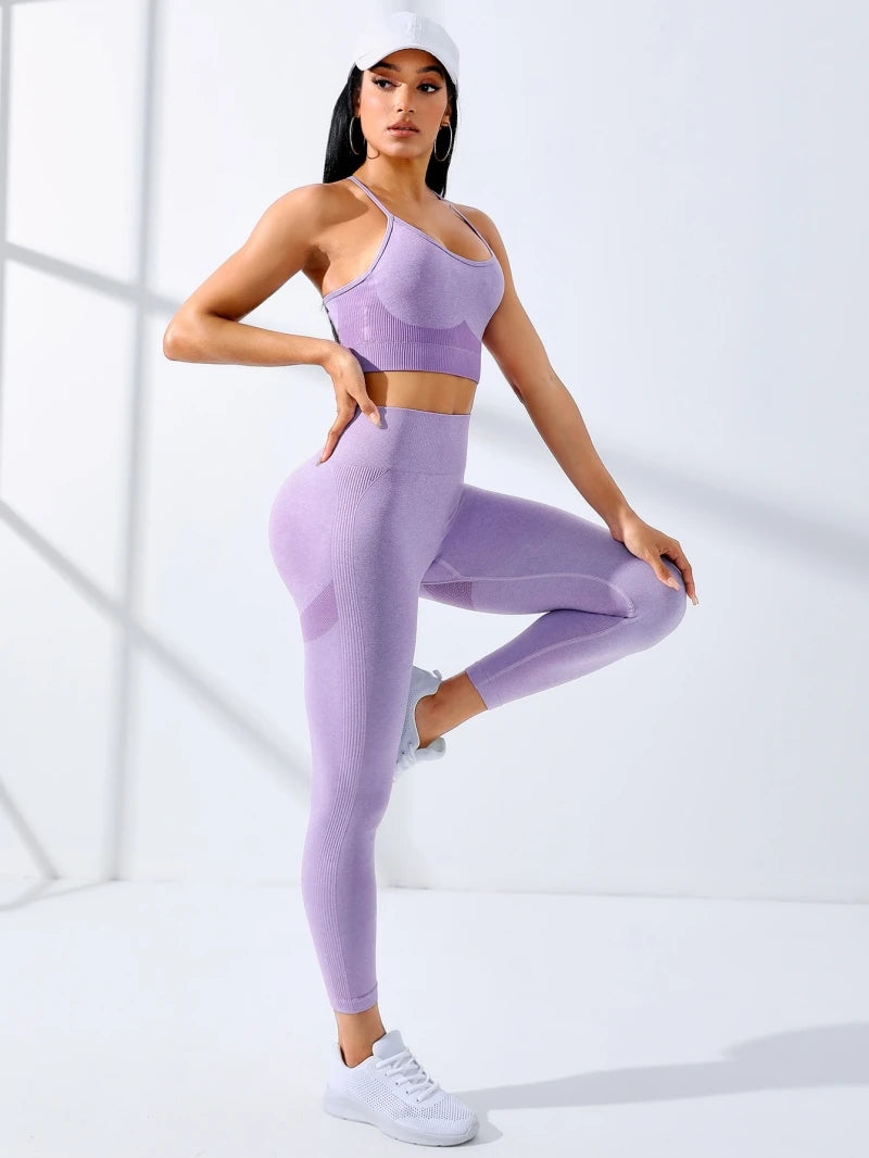 ACTIVE SPORTS BRA & LEGGINGS SET