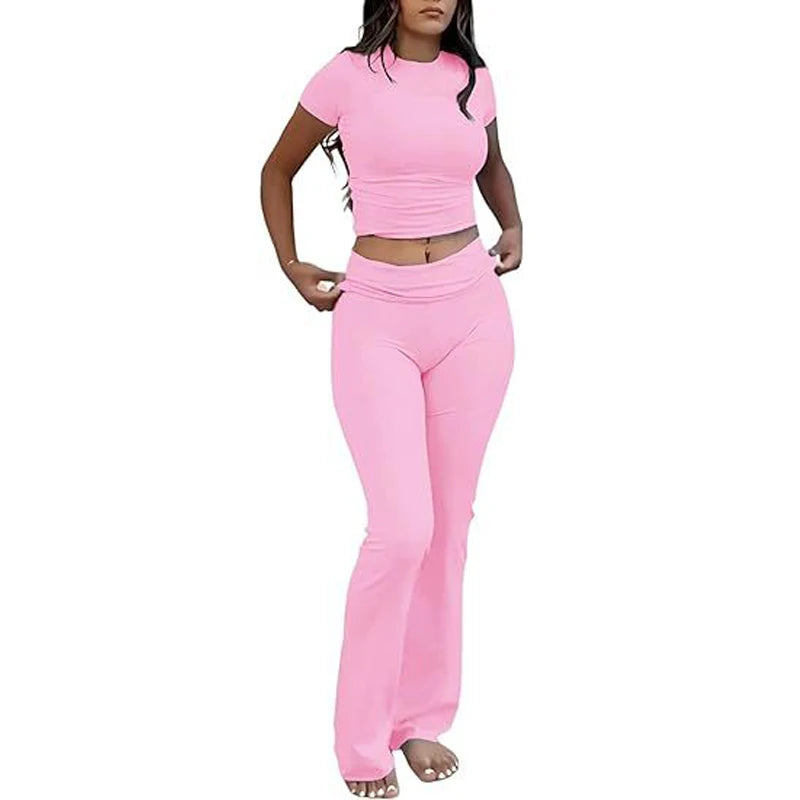 ACTIVE WEAR FLARED/SHORTS & TOP SETS