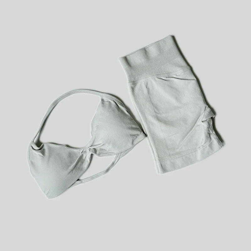 ACTIVE WEAR SPORTS BRA & SHORT SETS