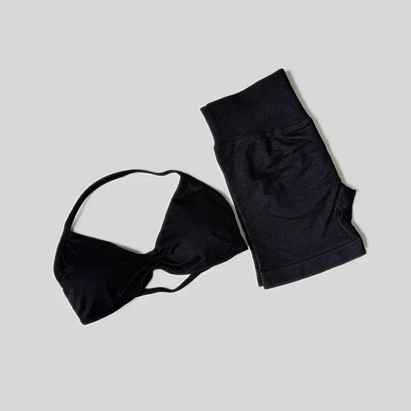 ACTIVE WEAR SPORTS BRA & SHORT SETS