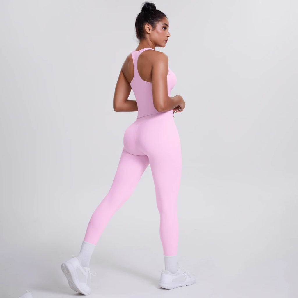 ACTIVE WEAR TOP & LEGGINGS SET
